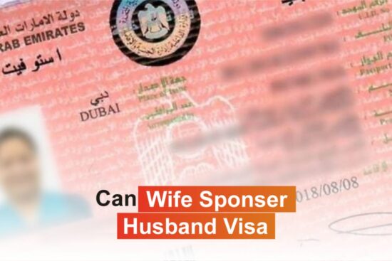 can wife work on husband visa in uae