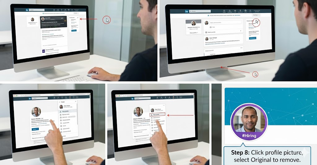 How to Add a Hiring Badge on LinkedIn (Desktop)
